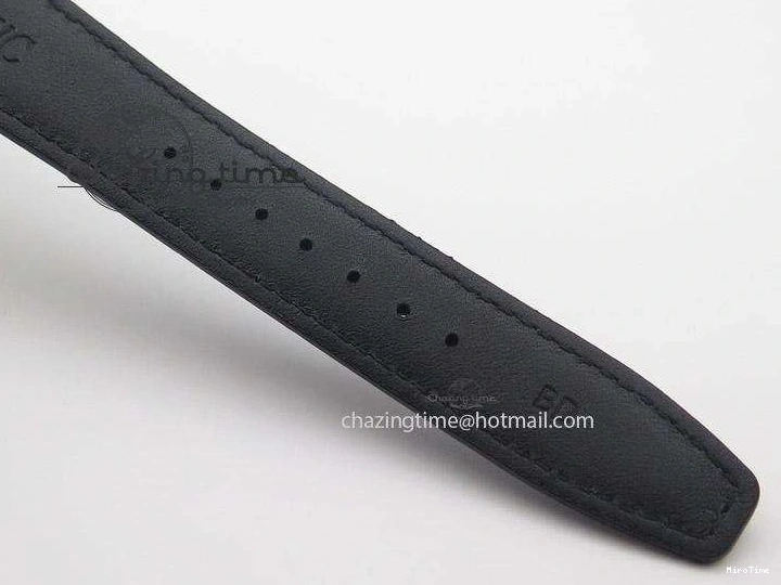 MIROTIME 0209 Portuguese Real PR IW500126 ZF 1:1 Best Edition Grey Red Dial On Black Leather Strap A52010 V Resilient 7333